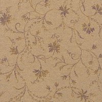 Classic Florals Parterre Honey Wool Carpet Swatch